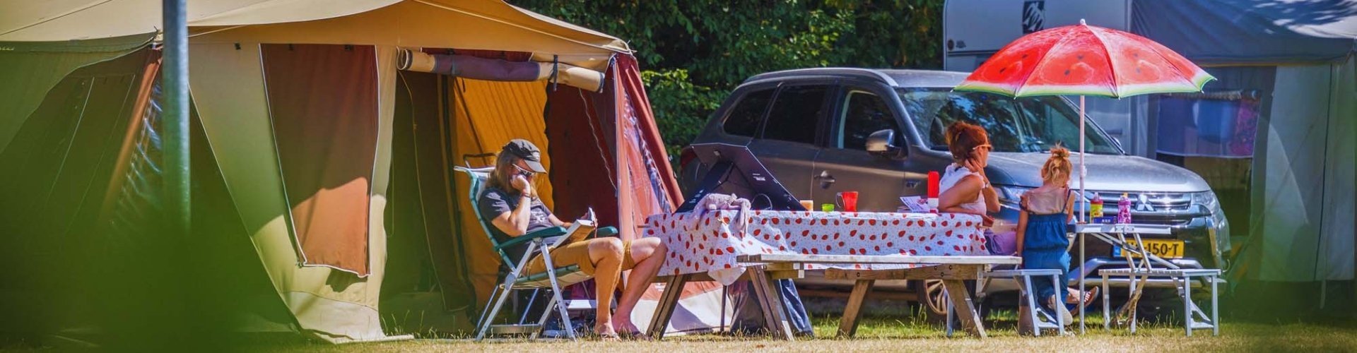 Kampeerplaats pinksteren